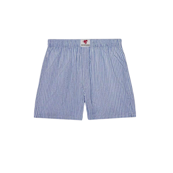 Blue 'Hearts" Stripped Shorts